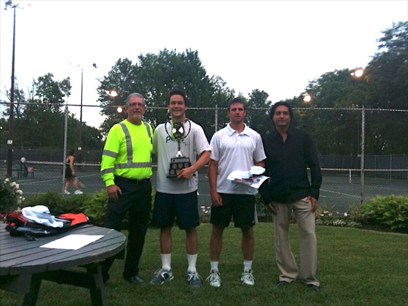 Imran with 2010 winner Galin Nizortchev and runner up Adrian Frei